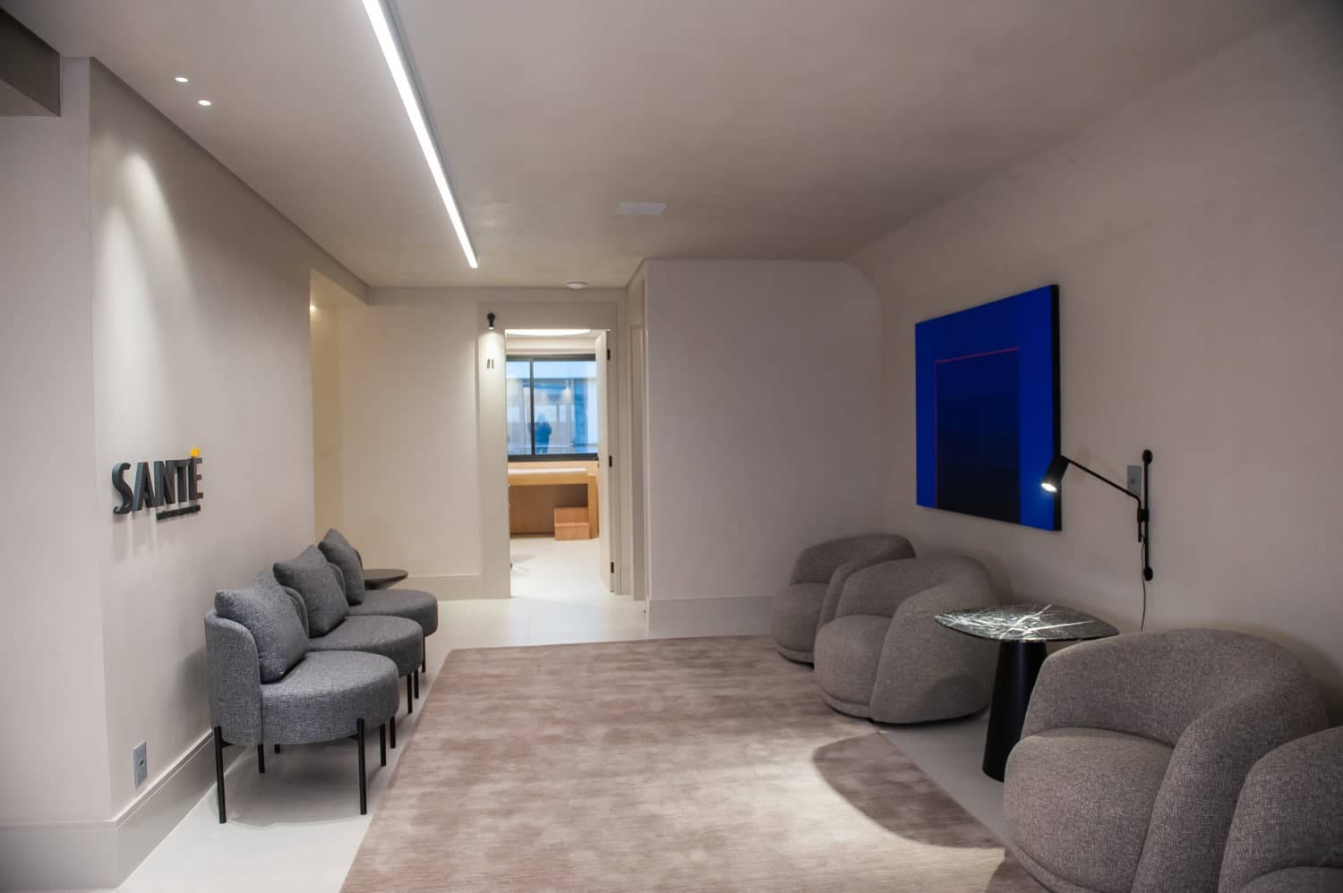 Recepção da Clínica Santé